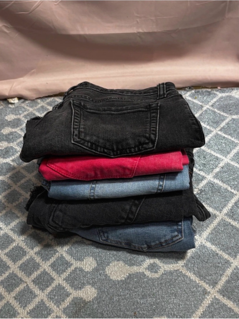 5 pairs of Jean shorts bundle